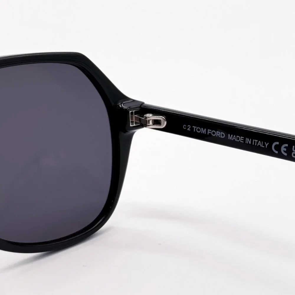 NEW TOM FORD HAYES TF934-N 01A MEN SUNGLASSES FT0934-N/S BLACK